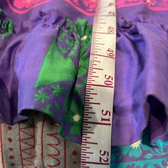 BJ’s fashions Honolulu Hawaii lounge, house sleeveless maxi colorful dress mumu - Picture 7 of 8